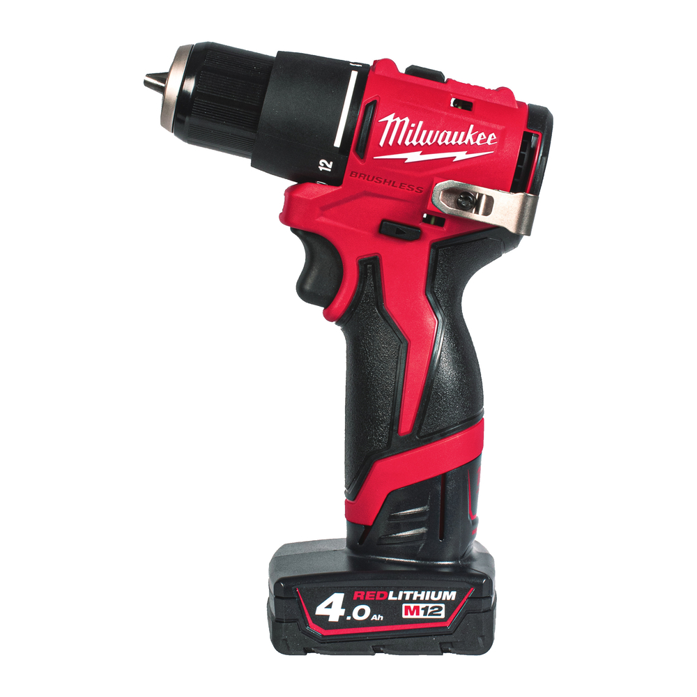 Perceuse compacte Brushless 12 V 40Nm 2Ah 1 chargeur C12C M12 BLPDRC-402C MILWAUKEE - 4933500424