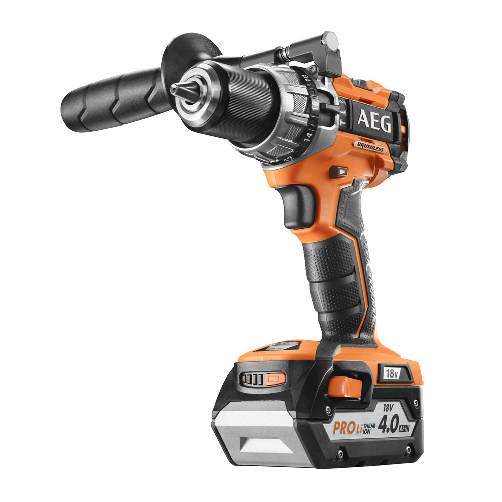 Perceuse Percussion compacte BRUSHLESS 4,0Ah AEG BSB18C2BLLI-402C - 4935464097