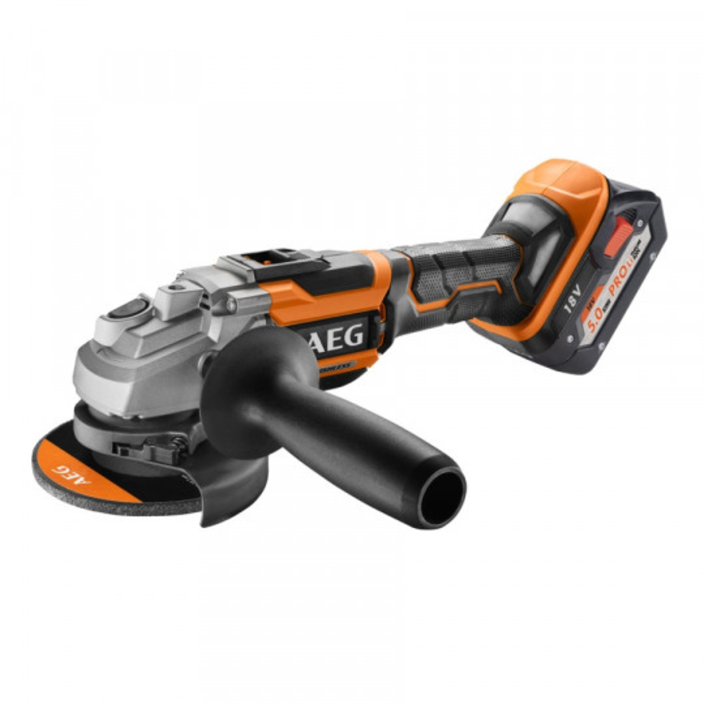 Meuleuse 125mm BRUSHLESS 5,0Ah AEG BEWS18-125BL LI-502C - 4935464417