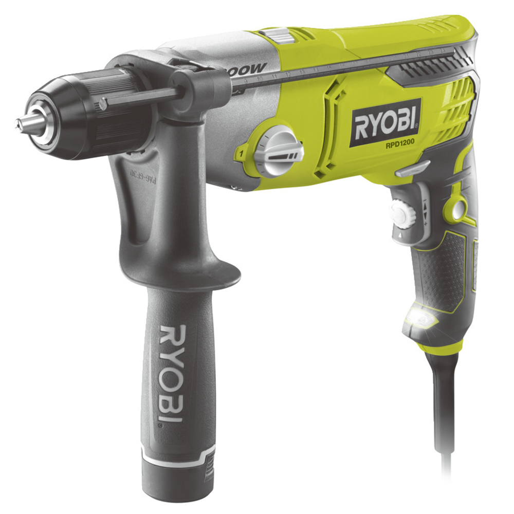 Perceuse à percussion 1 200 W RYOBI RPD1200K - 5133002067