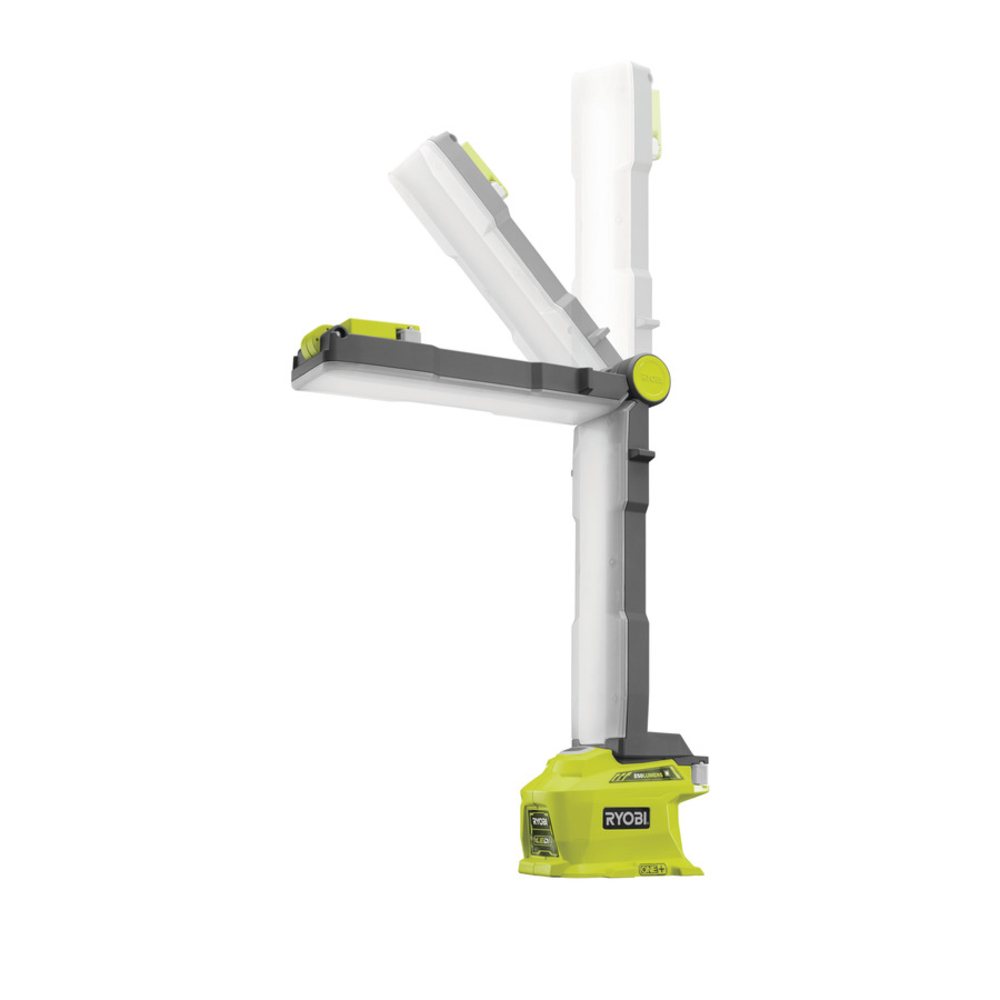 Lampe LED 18V - modulable - rabattable - 850 lumens RYOBI R18ALF-0 - 5133002304
