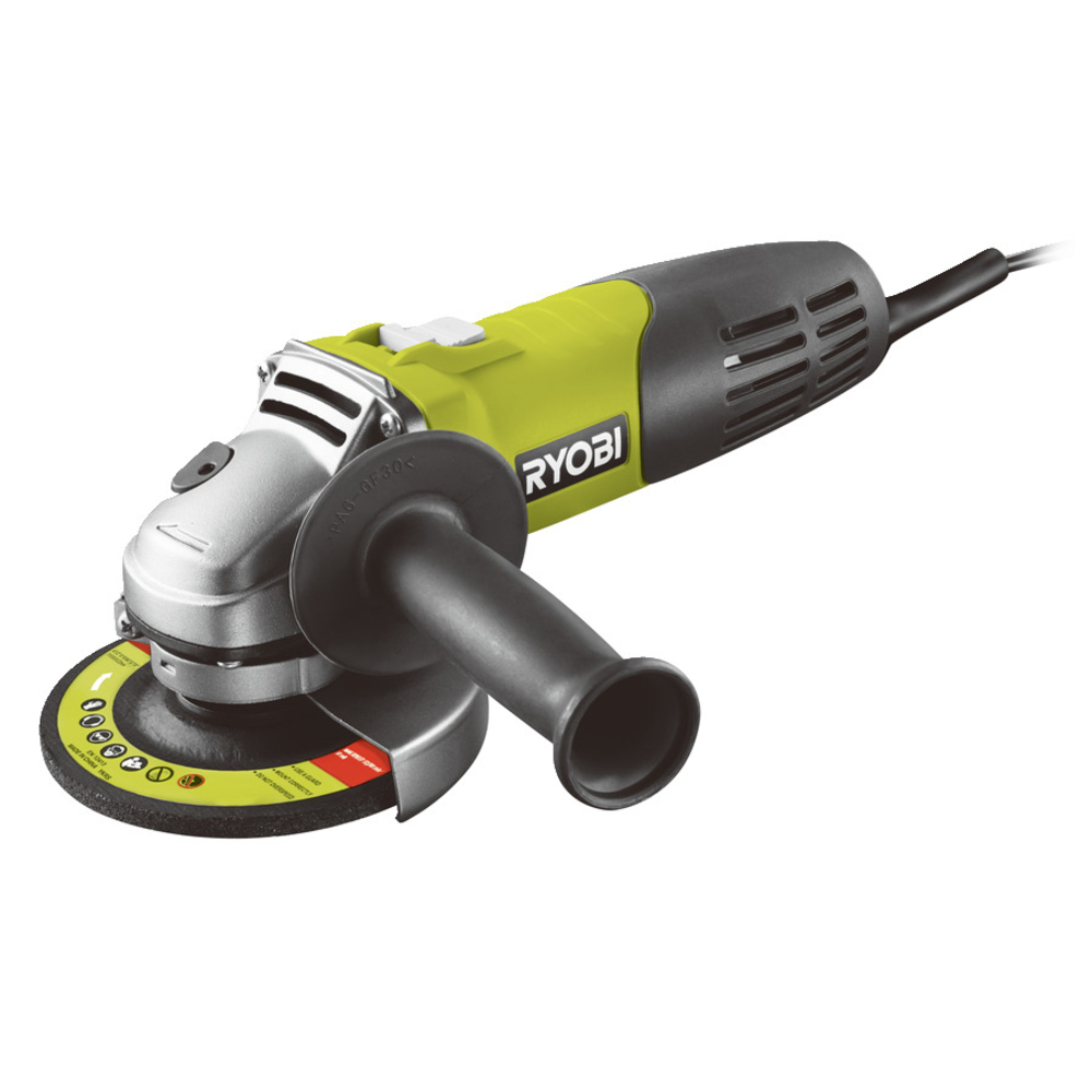 Meuleuse d'angle 600 W diametre 115 mm - protection anti-redémarrage RYOBI RAG600-115G - 5133002487