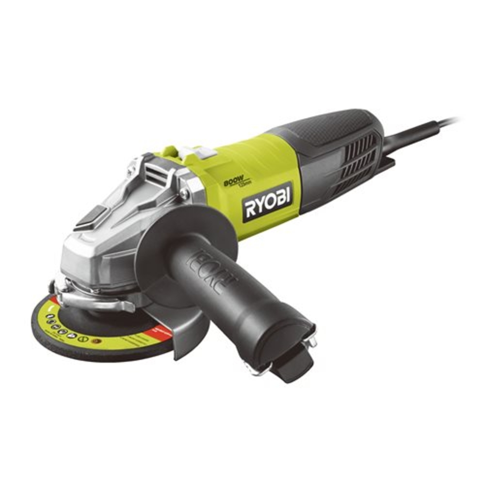 Meuleuse d’angle RYOBI 800 W 125 mm RAG800-125G - 5133002491