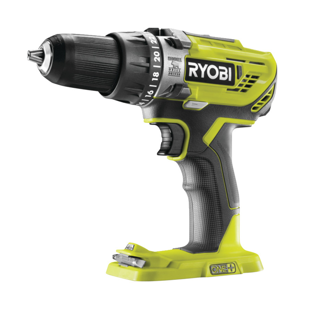 Perceuse à percussion 18V - 50 Nm - 2 vitesses - mandrin 13 mm RYOBI R18PD3-0 - 5133002888