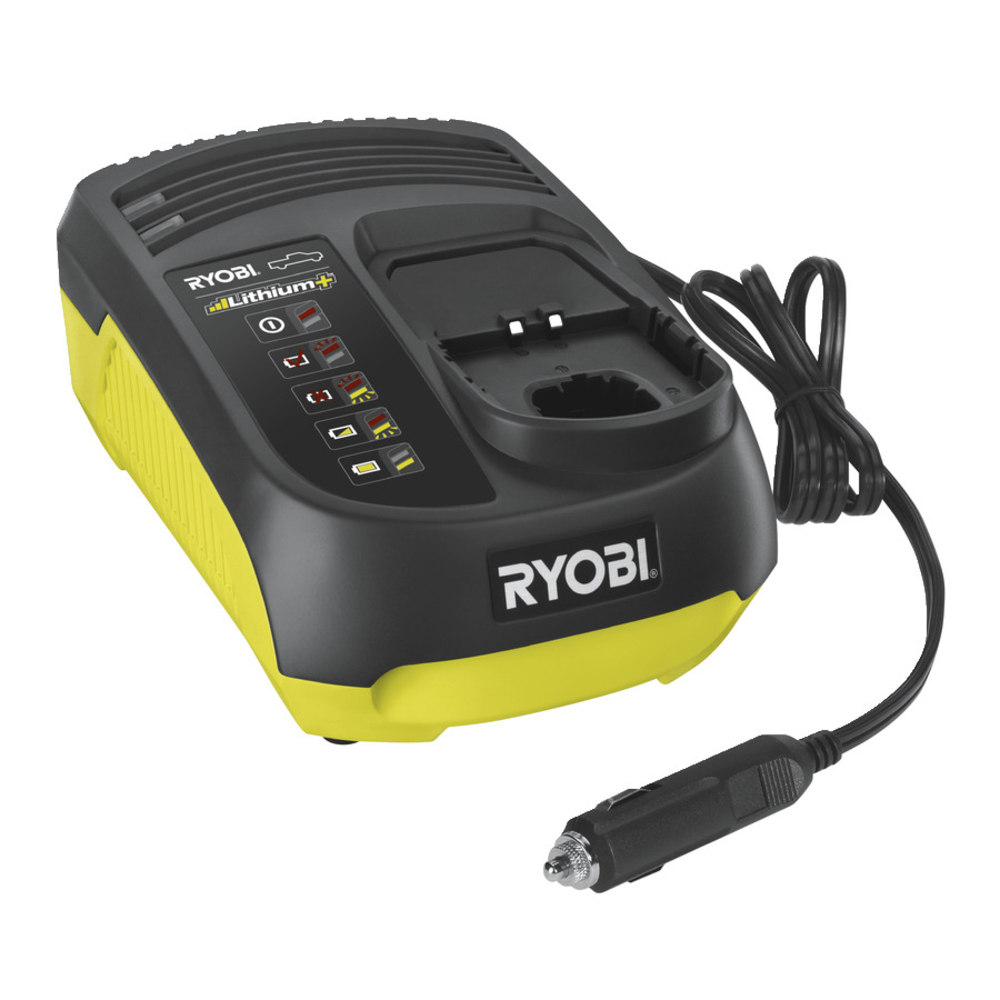 Chargeur de voiture 1,8 A lithium-ion 18V - compatible prise allume-cigare 12 V RYOBI RC18118C - 5133002893
