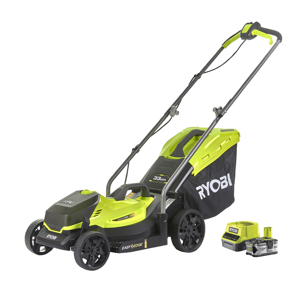 Tondeuse poussée RYOBI RY18LMH37LT25-250 18V ONE+™ - 33 cm (1 x 4,0 Ah) RLM18X33B40 - 5133004306