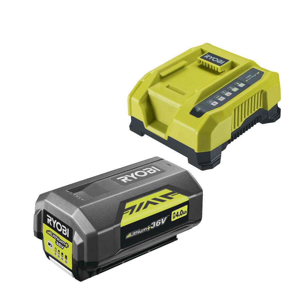 Pack batterie RYOBI 36V 4,0 Ah Max Power™ et chargeur rapide 6,0 A RY36BC60A140 - 5133004705