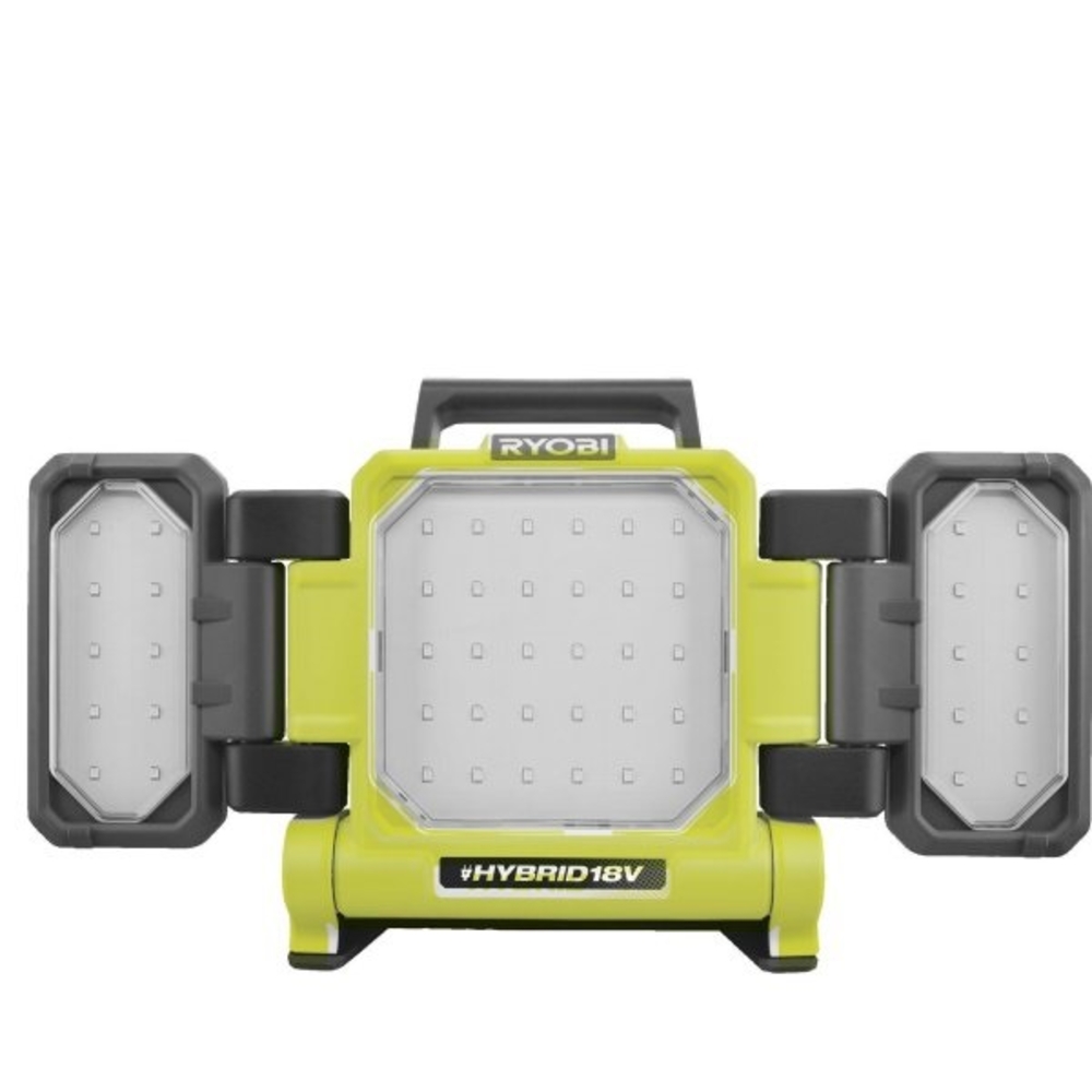 Triple panneau lumineux LED Hybrid (18V et secteur) - 3 intensités : 3000 / 1500 / 800 Lumens - 5133005397