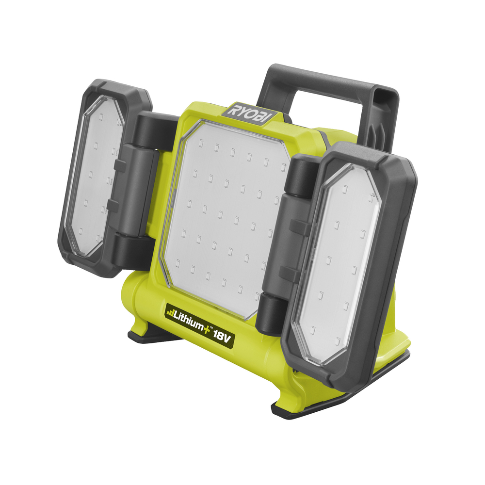 Triple panneau lumineux LED 18V - 3 intensités : 3000 / 1500 / 800 Lumens - panneaux latéraux orientable à 360° - 5133005398