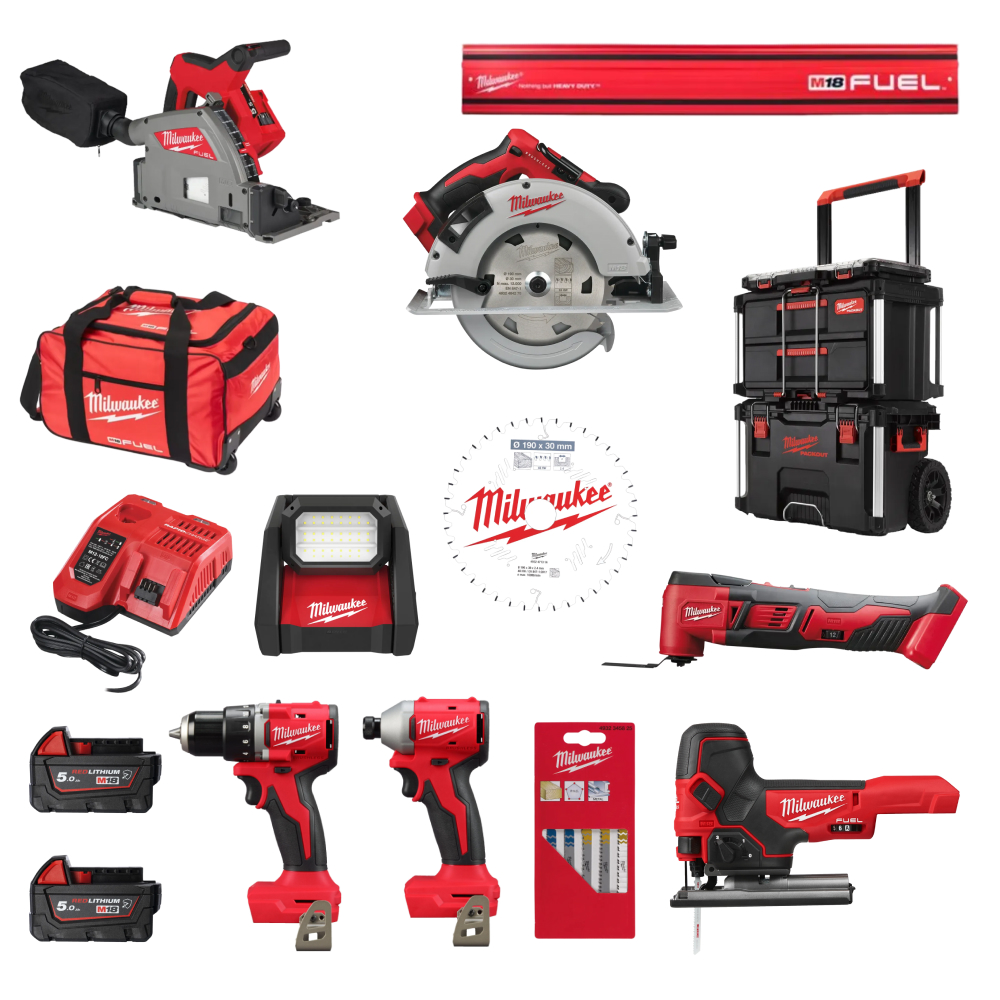 PACK 6 MACHINES MILWAUKEE M18 CUISINISTE