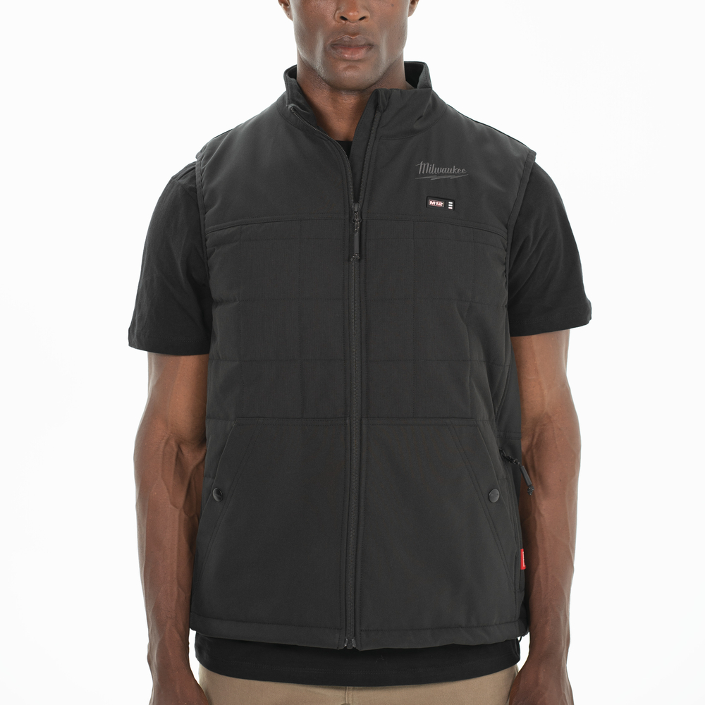 Gilet chauffant sans manches RIPSTOP noir MILWAUKEE - M12 HPVBL2-0