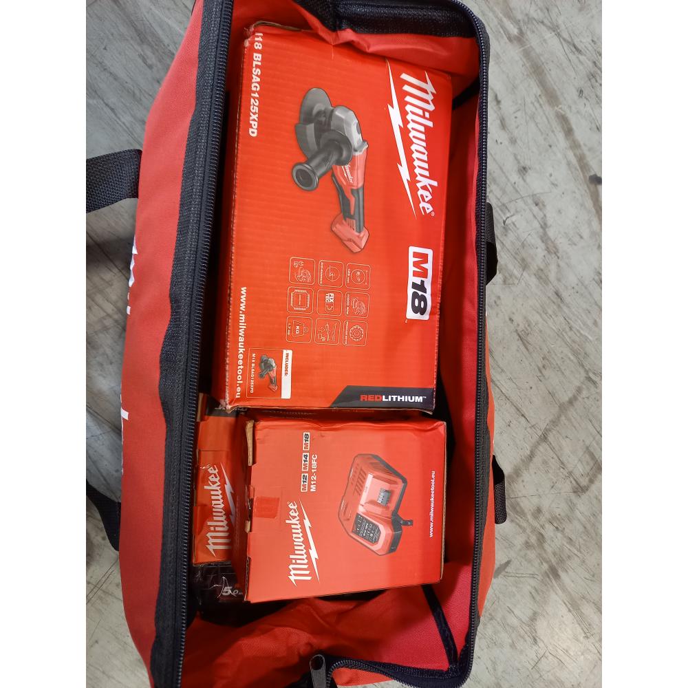 Pack 3 machines MILWAUKEE M18 BLPP3C-502 batterie 5 Ah + chargeur - OCCASION - 4933498565
