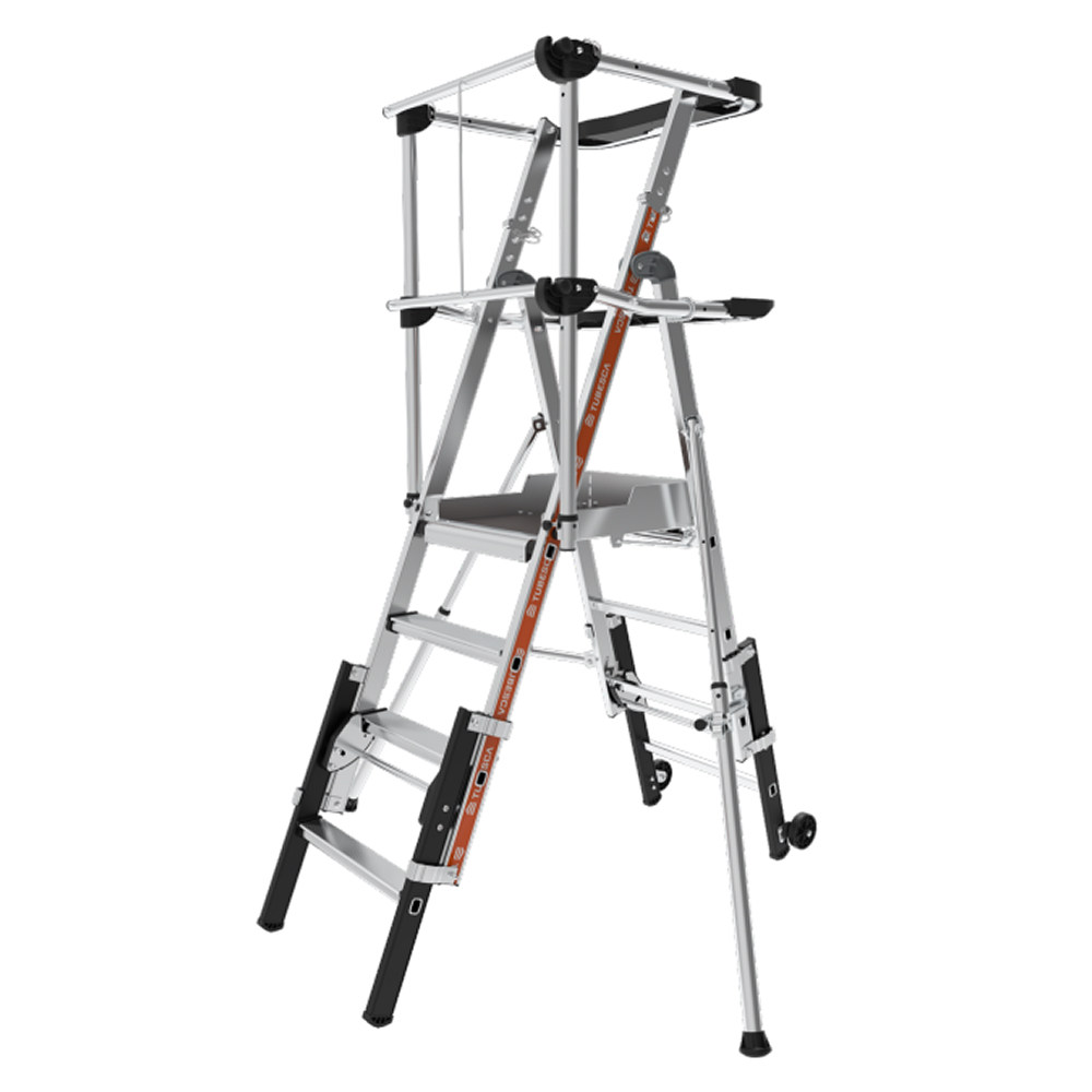 Plateforme RAPTORSCOPIC garde-corps lisses pliant TUBESCA COMABI - 02274921