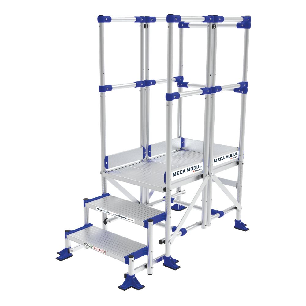 MECA MODUL Plateforme 3 marches lg 1m - 3 GC - TUBESCA COMABI - 02380302