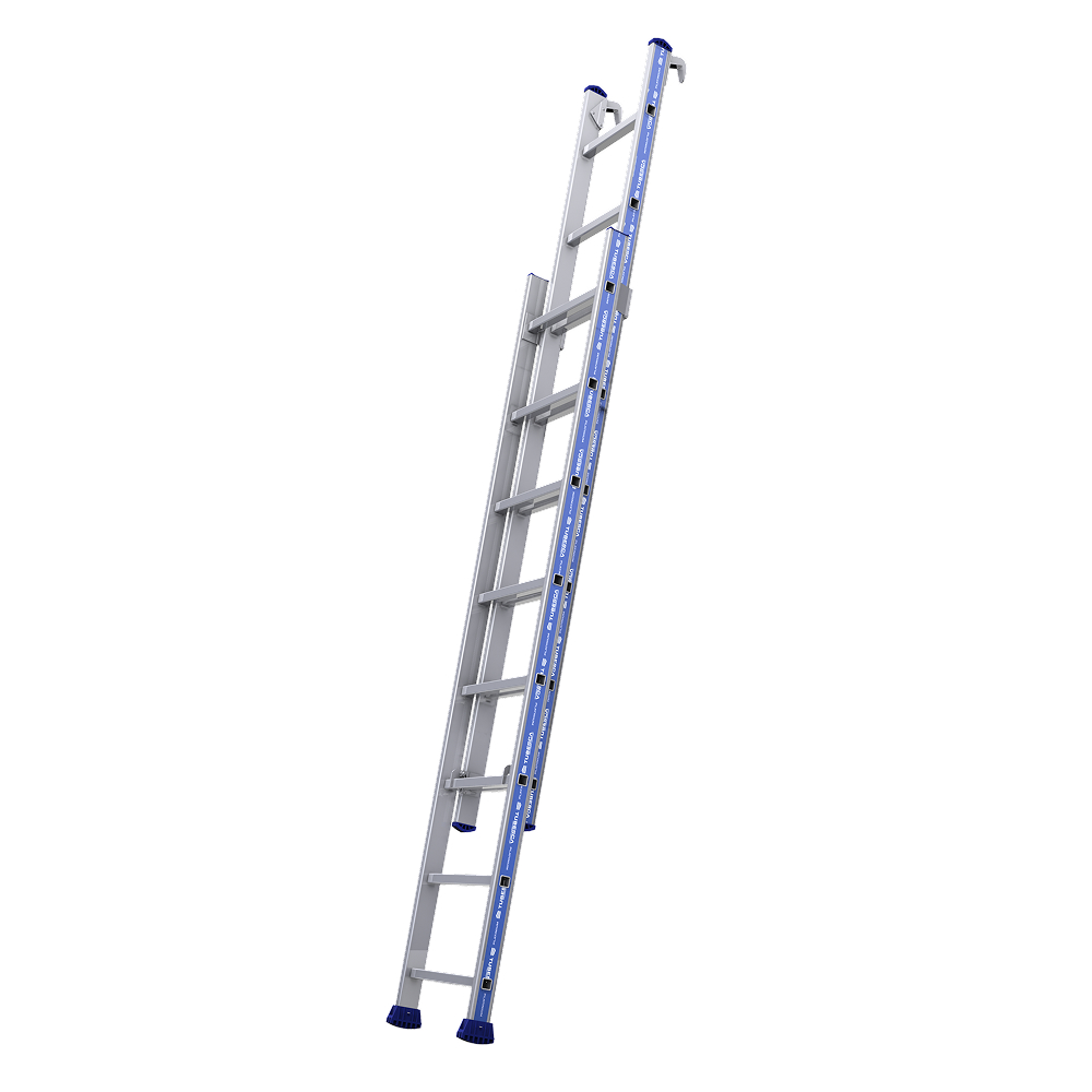 Échelle coulissante 2x6 PLATINIUM 2 plans à crochets à fixer TUBESCA COMABI - 02422706-002