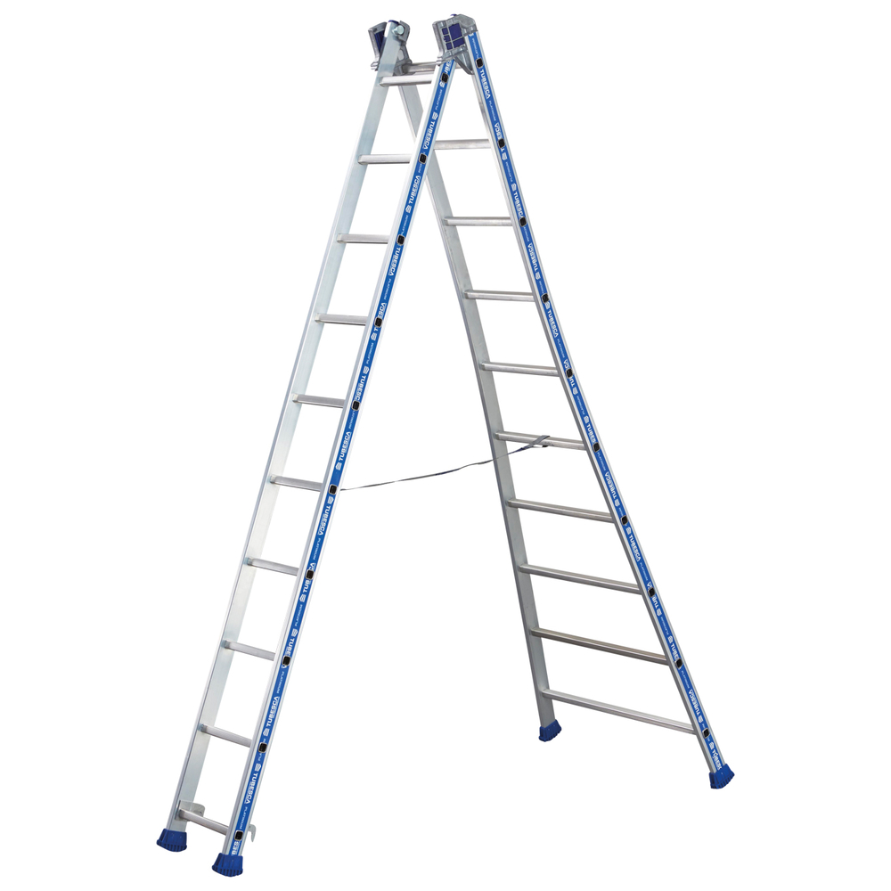 ÉCHELLE PLATINIUM TRANSFORMABLE 2 PLANS ACCÈS 3.82M - TUBESCA COMABI - 02442606