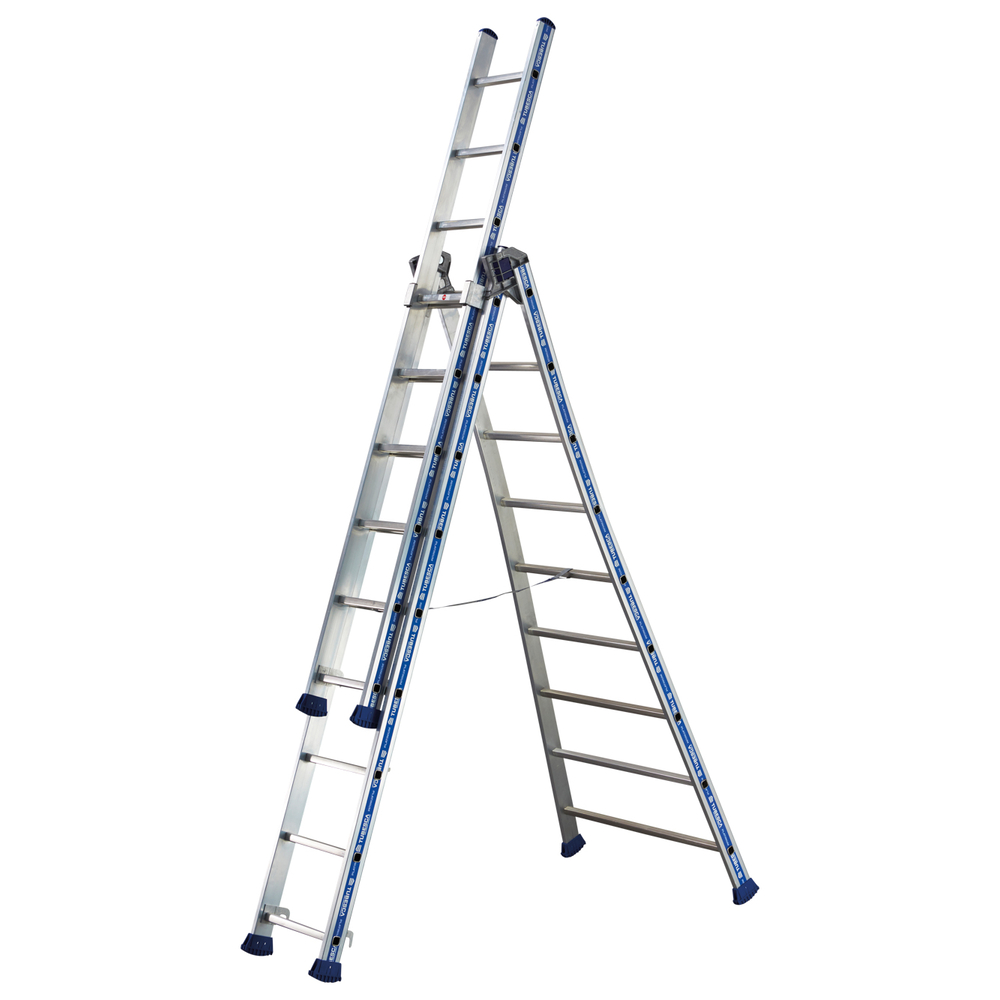 Échelle PLATINIUM TRANSFORMABLE 3 PLANS accès 7.76M - TUBESCA COMABI - 02443610