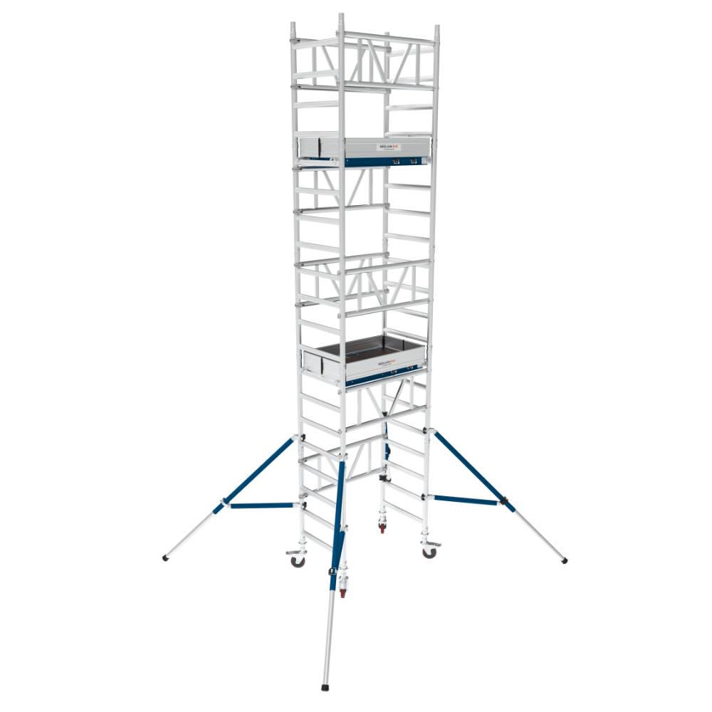 ÉCHAFAUDAGE NEOLIUM EVO ALU ROULANT HAUT TRAVAIL 6.2M TUBESCA COMABI 02976420