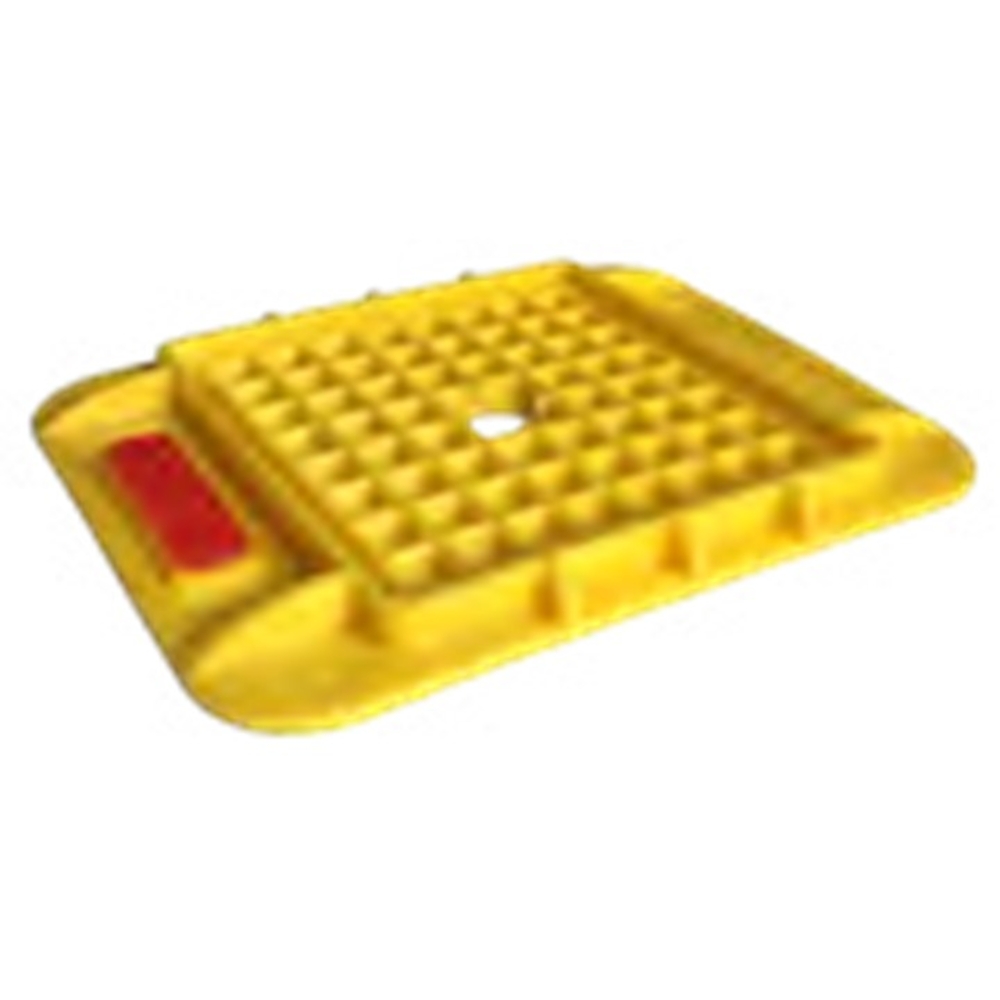 20 Cales de pied échafaudage plastique jaune - TUBESCA COMABI - 04001012
