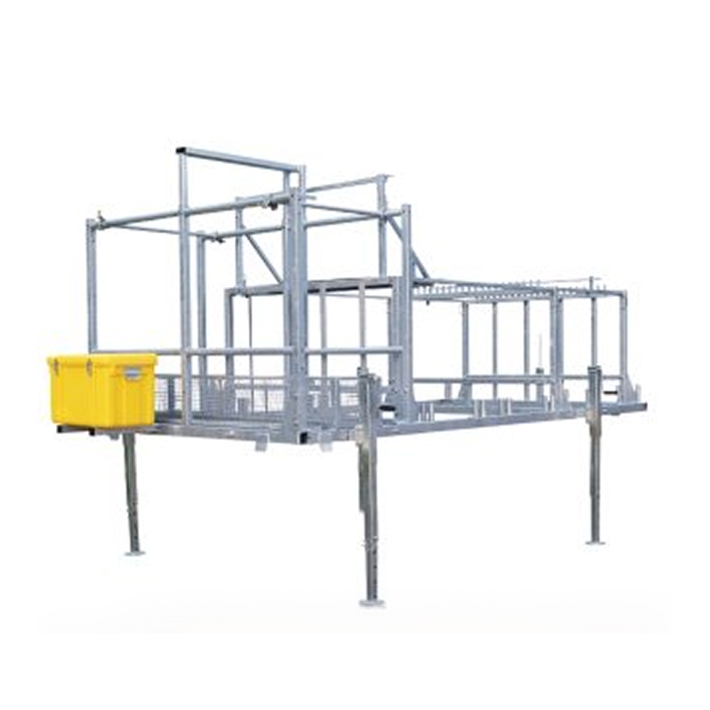 Garde-corps pour remorque 2.8 t ROLLER 160S  Conteneur 160m² R200  - TUBESCA COMABI - 04030025