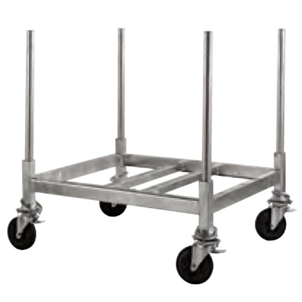 POLYRACK ensemble 4 pieds +  roues diam 200 - TUBESCA COMABI - 04099171