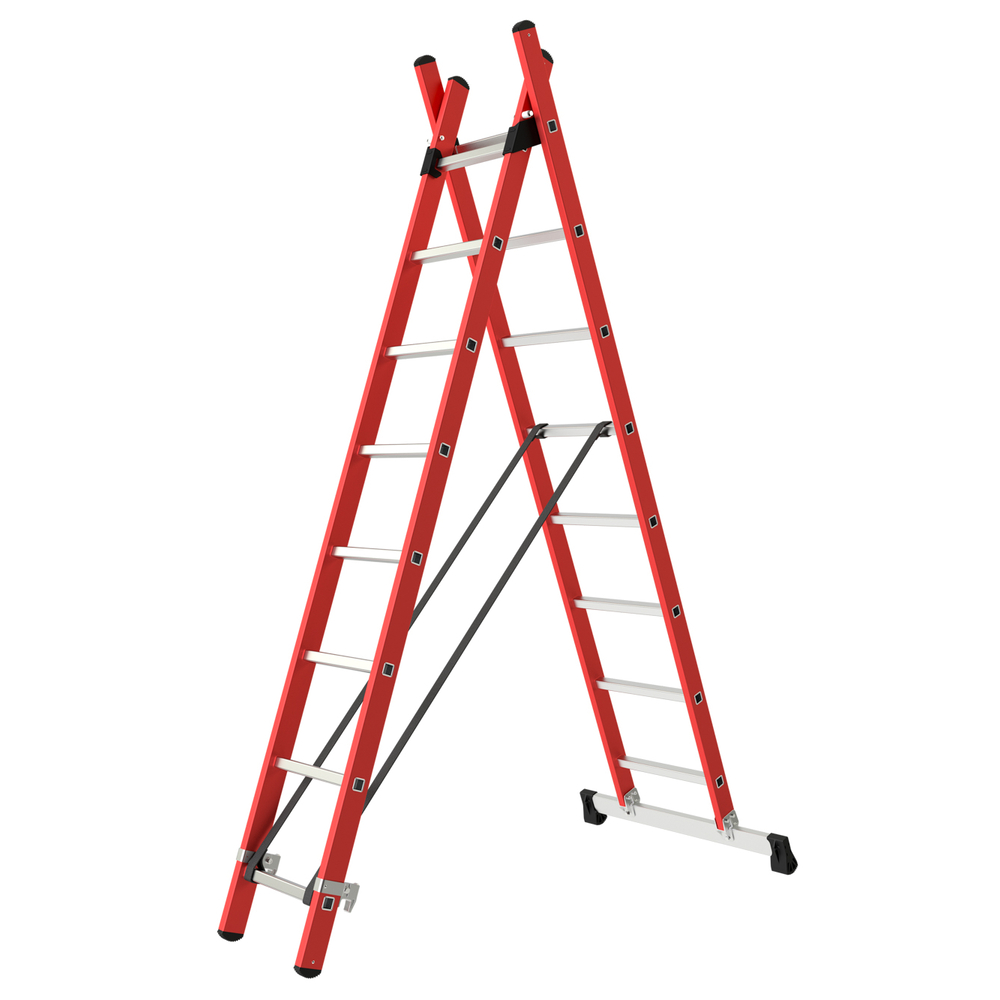 ÉCHELLE TRANSFORMABLE 2 PLANS ISOLANTE ACCÈS À 5.56M - TUBESCA COMABI - 04342109