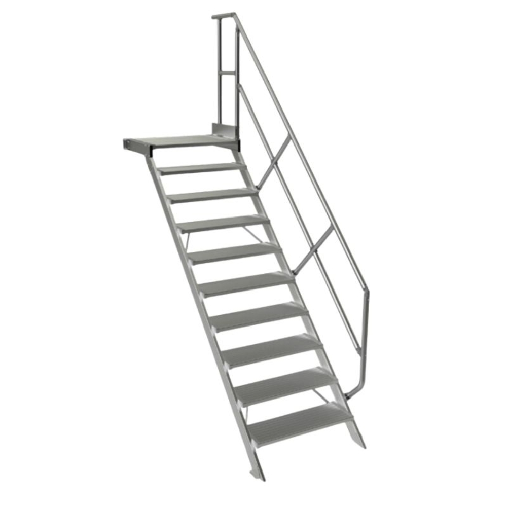 ESCALIER AVEC PLATEFORME 11M-60DEG-1000 - TUBESCA COMABI - 05904211