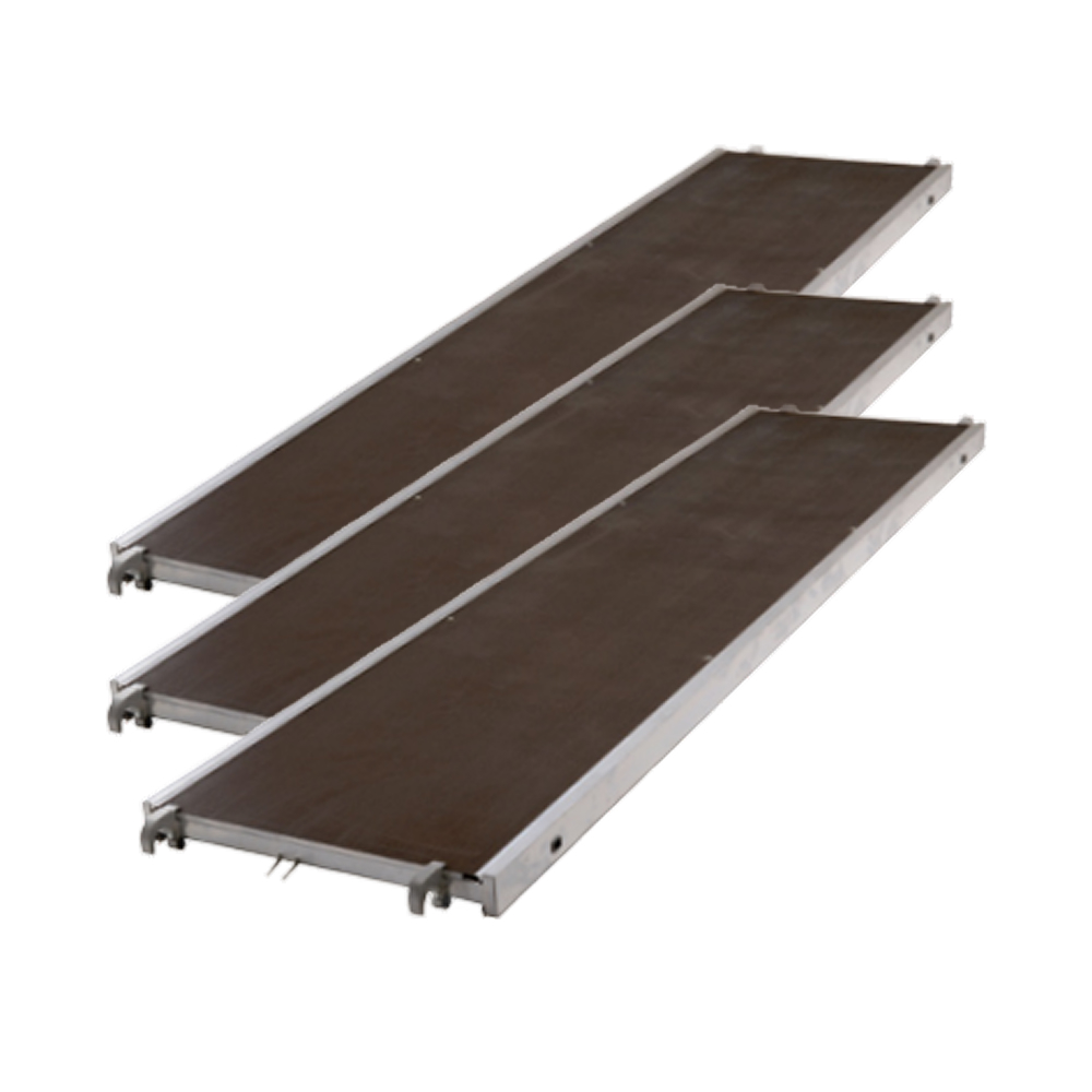 Lot de 3 planchers alu/bois R08 3,00x0,73 m TUBESCA COMABI - 0P000391