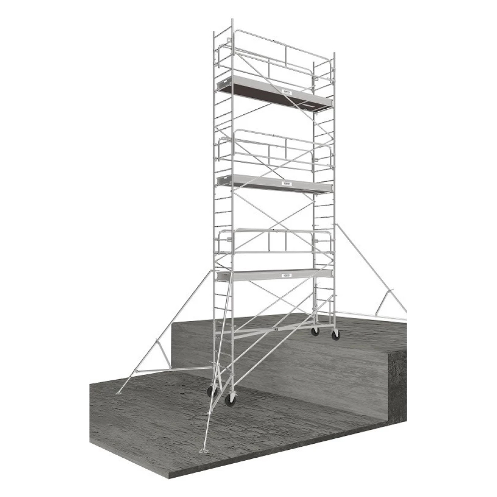 Échafaudage GÉNÉRIS 950 - 9,30 m travail évolutif 12 m avec réhausses optionnelles TUBESCA COMABI - 0P000733