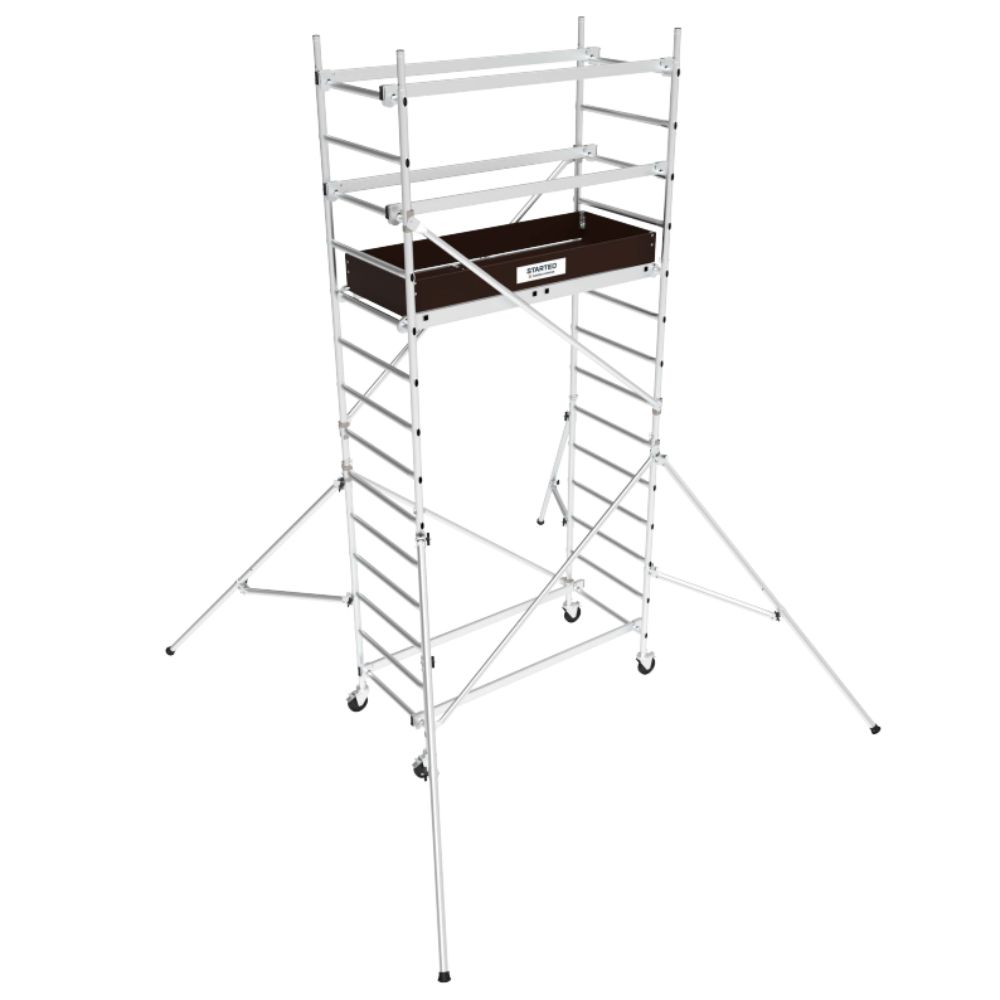 Échafaudage roulant alu STARTEO plancher à 2,60m TUBESCA COMABI - 22408431