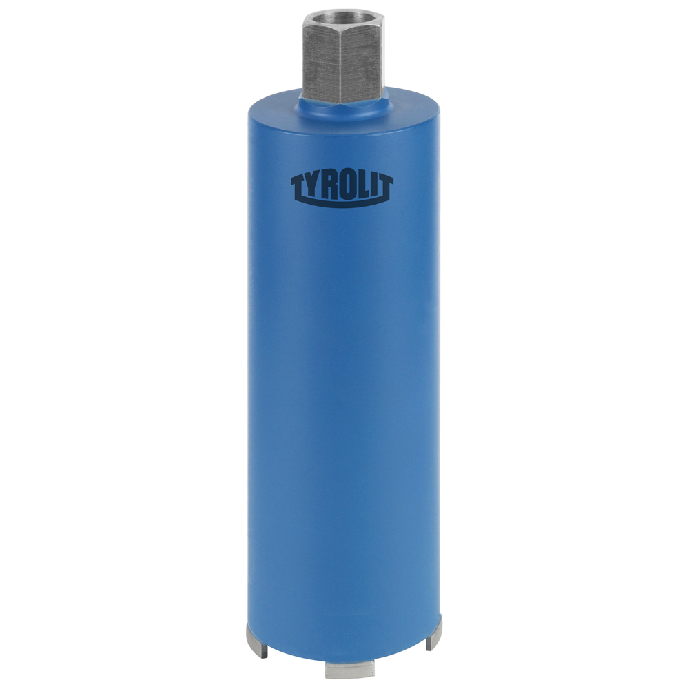 Couronne diamant béton pour carottage à sec diam. 112x250x11/4' PREMIUM TYROLIT - 34074218