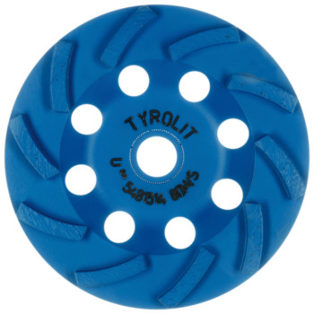 Plateaux diamant universel de surfaçage à sec diam. 125x20x22,23 STANDARD TYROLIT - 494365