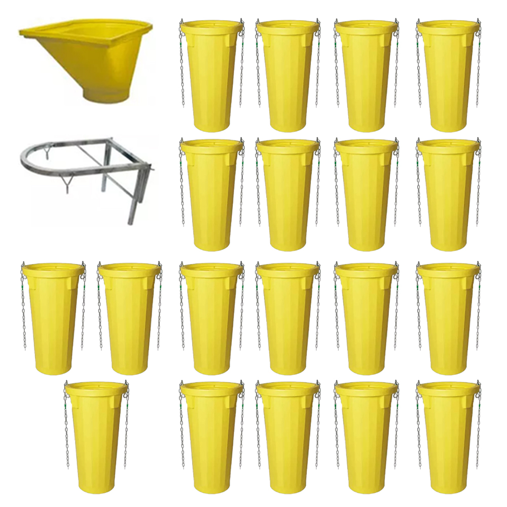 Goulottes à gravats - kit complet - longueur 20 mètres - LOT20GDE 