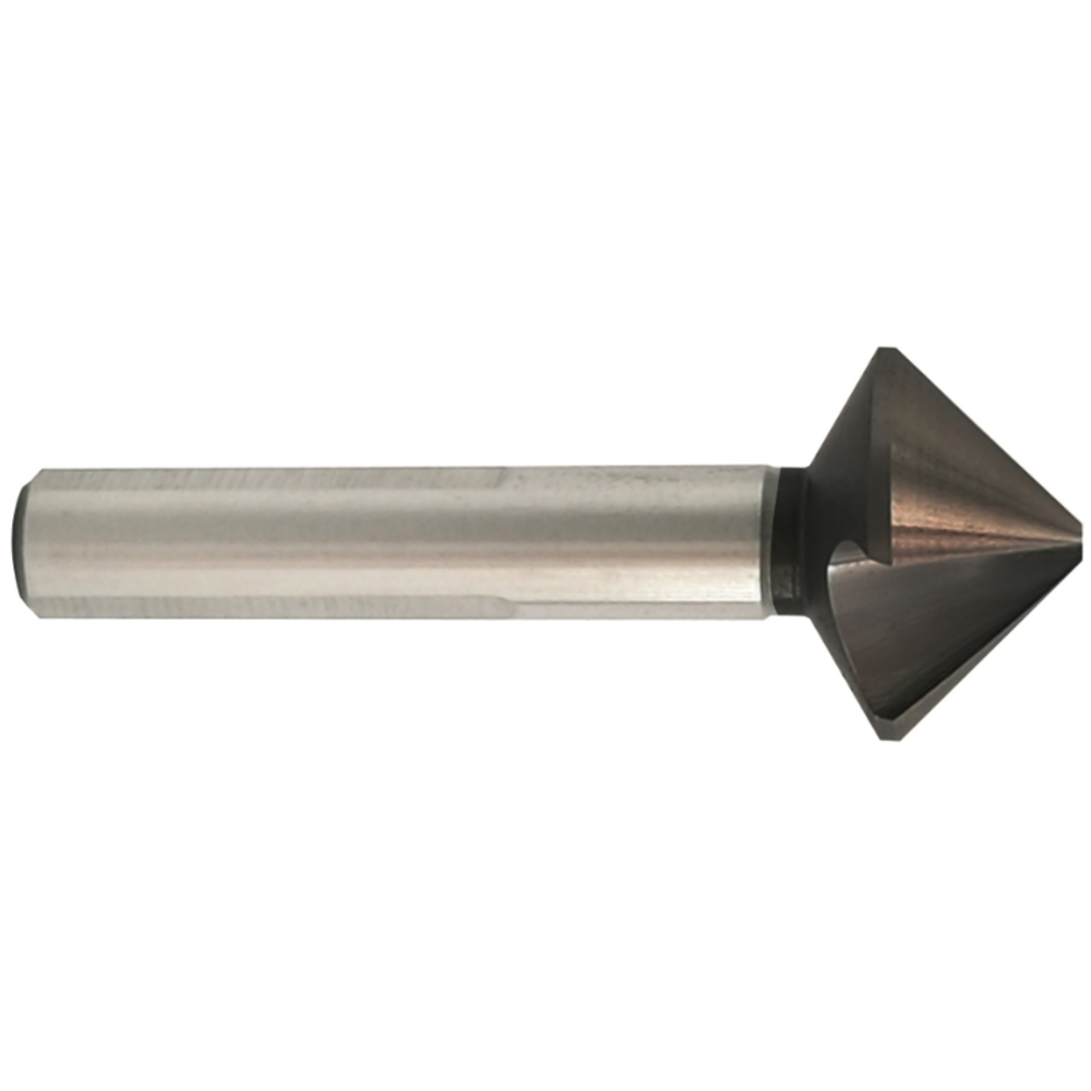 Fraise à noyer PERFECTCUT 90° HSS-E5 Revêtues TiAlN -DIN 335C - Affûtage ASYPOINT - Queue à 3 méplats / Ø: 25 / L: 67 TIVOLY - 10366312500