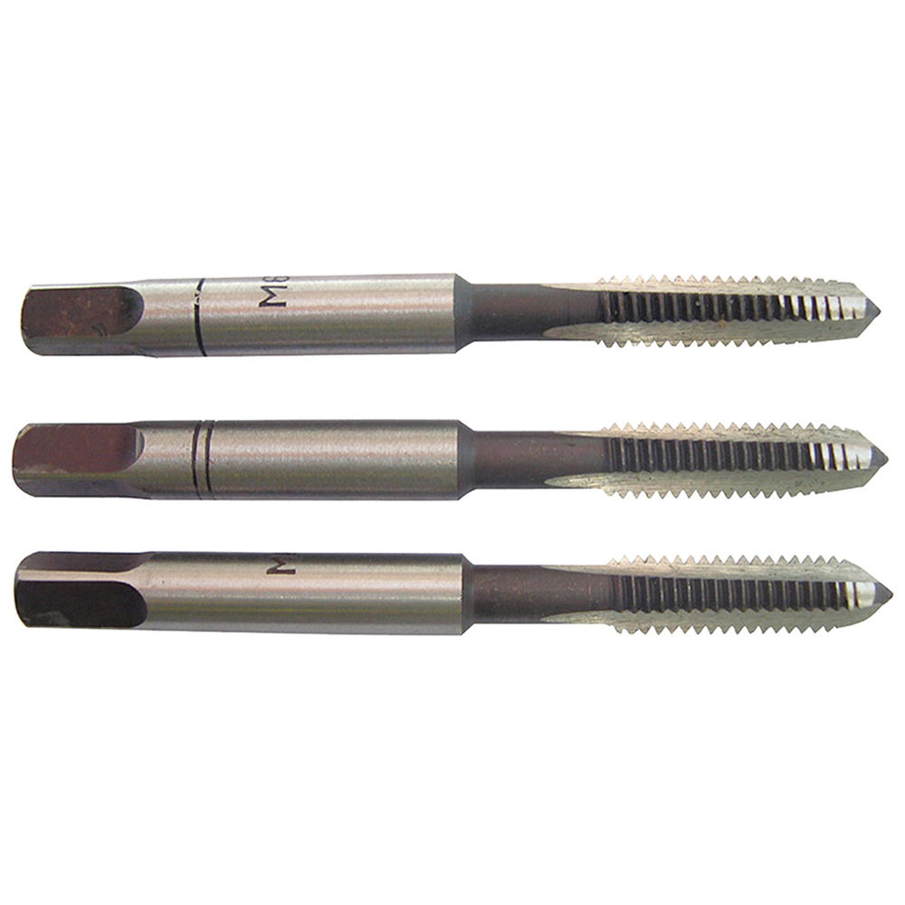 Jeu de 3 tarauds main -M -Acier au Chrome (Blister) / Ø: 6 X 1 TIVOLY - 1050012060100