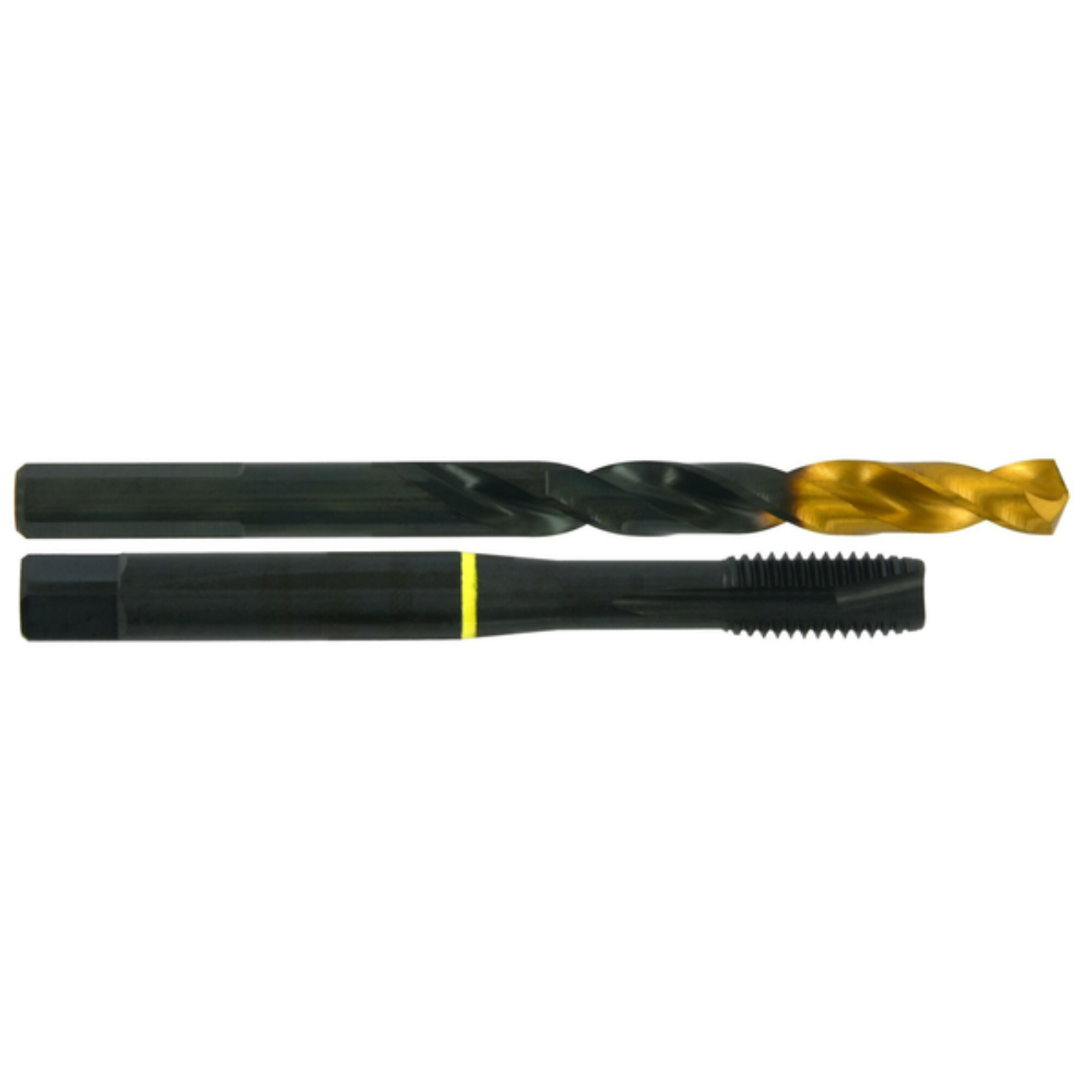 Jeu de 2 tarauds M5 x 0,8 HSS TiN DIN 371 6H GUN TIVOLY 1050412050080