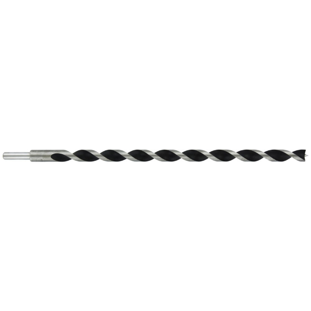 Foret bois 3 pointes L400mm -Queue cylindrique (Blister) / L: 400 Ø: 16 TIVOLY - 10800621600