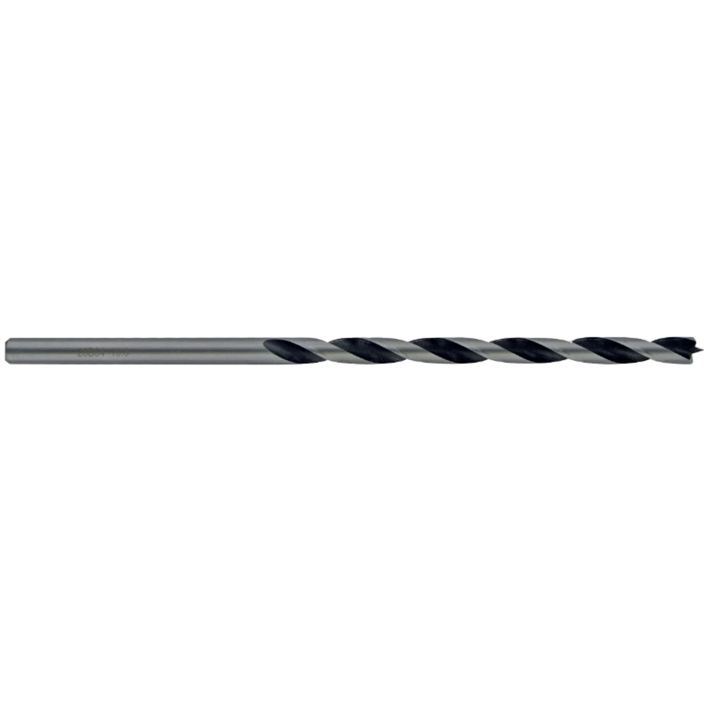 Foret bois 3 pointes L250mm -Queue cylindrique (Blister) / L: 250 Ø: 6 TIVOLY - 10804520600