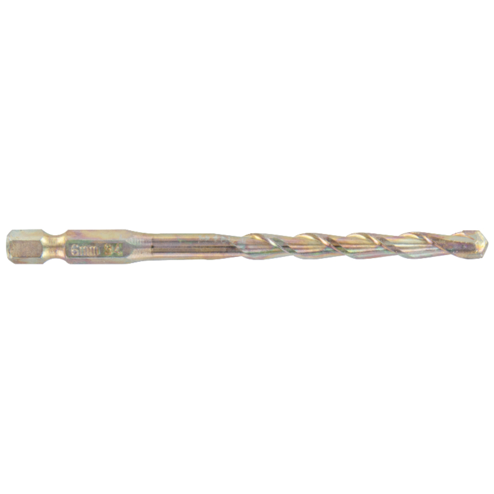 Foret bétons Shock Serie -Queue hexagonale monobloc (Blister) / L: 85 Ø: 5 TIVOLY - 10901620500