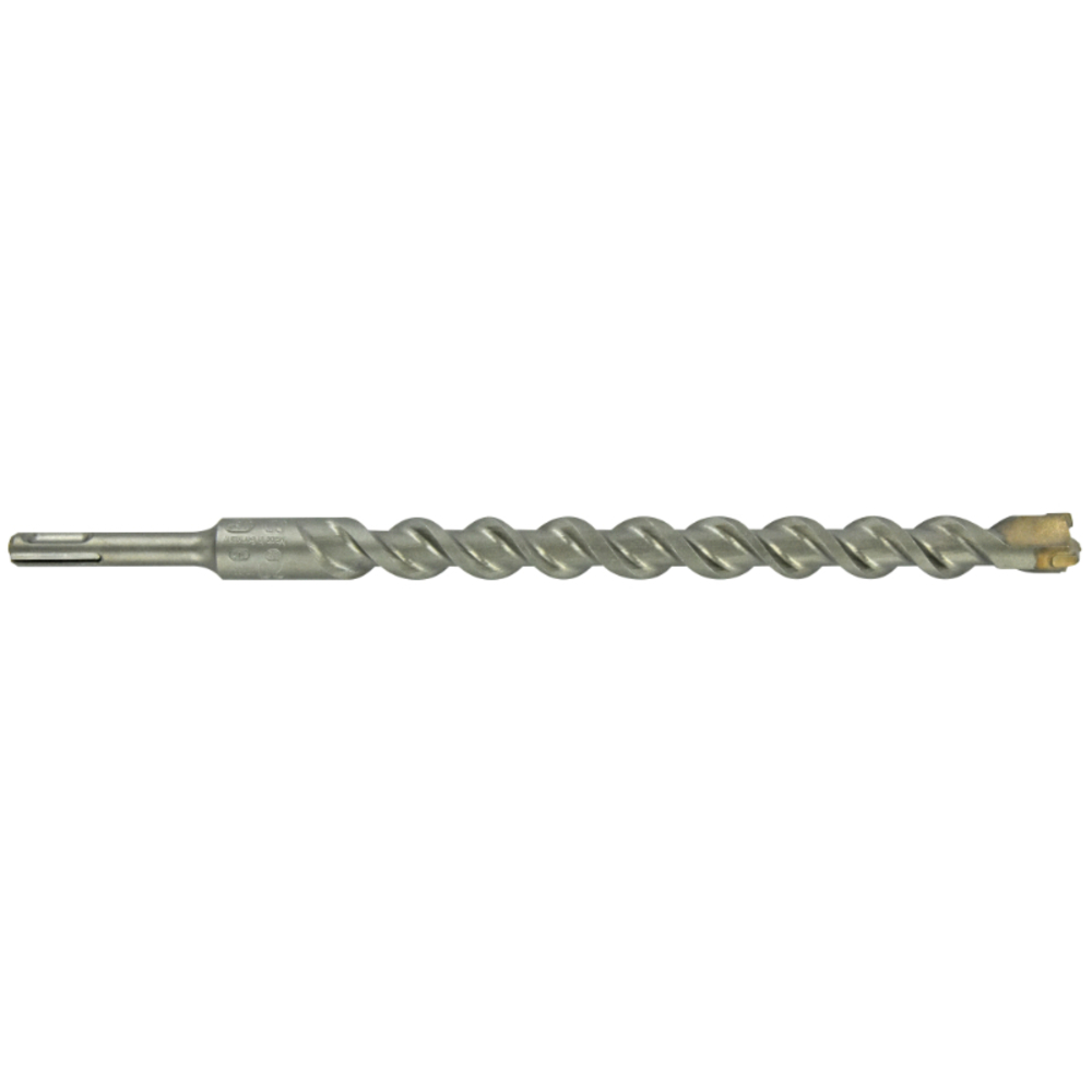 Foret bétons 3 taillants MASTER3 -L260mm -Pointe de centrage -Triple goujures -SDS+ / L: 300 Ø: 20 TIVOLY - 10923032000