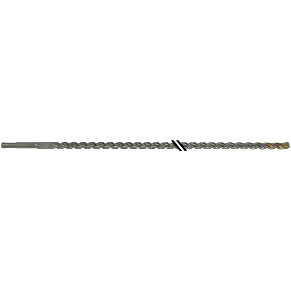 Foret bétons 3 taillants MASTER3 -L450mm -Pointe de centrage -Triple goujures -SDS+ / L: 450 Ø: 12 TIVOLY - 10923931200