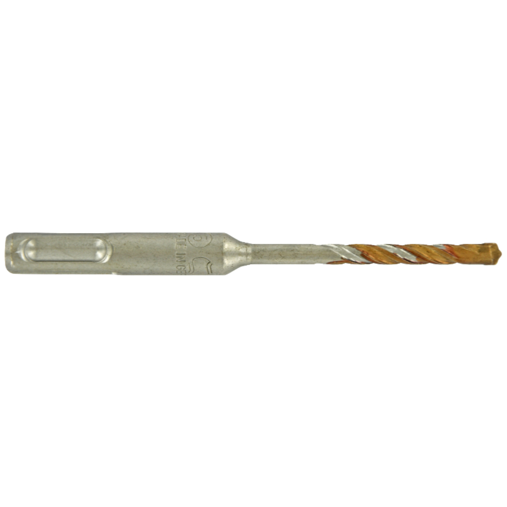 Foret bétons 2 taillants SPEEDER2 -L110mm -Pointe de centrage -Quadruple goujures -SDS+ / L: 110 Ø: 6 TIVOLY - 10931060605