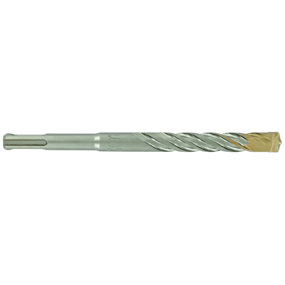 Foret bétons 2 taillants SPEEDER2 -L160mm -Pointe de centrage -Quadruple goujures -SDS+ / L: 160 Ø: 12 TIVOLY - 10931161210