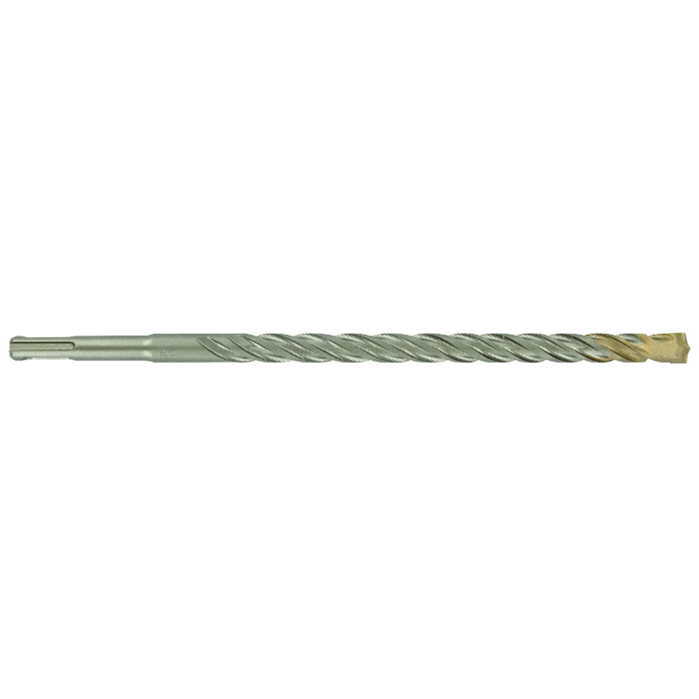 Foret bétons 2 taillants SPEEDER2 -L260mm -Pointe de centrage -Quadruple goujures -SDS+ / L: 260 Ø: 12 TIVOLY - 10931331200