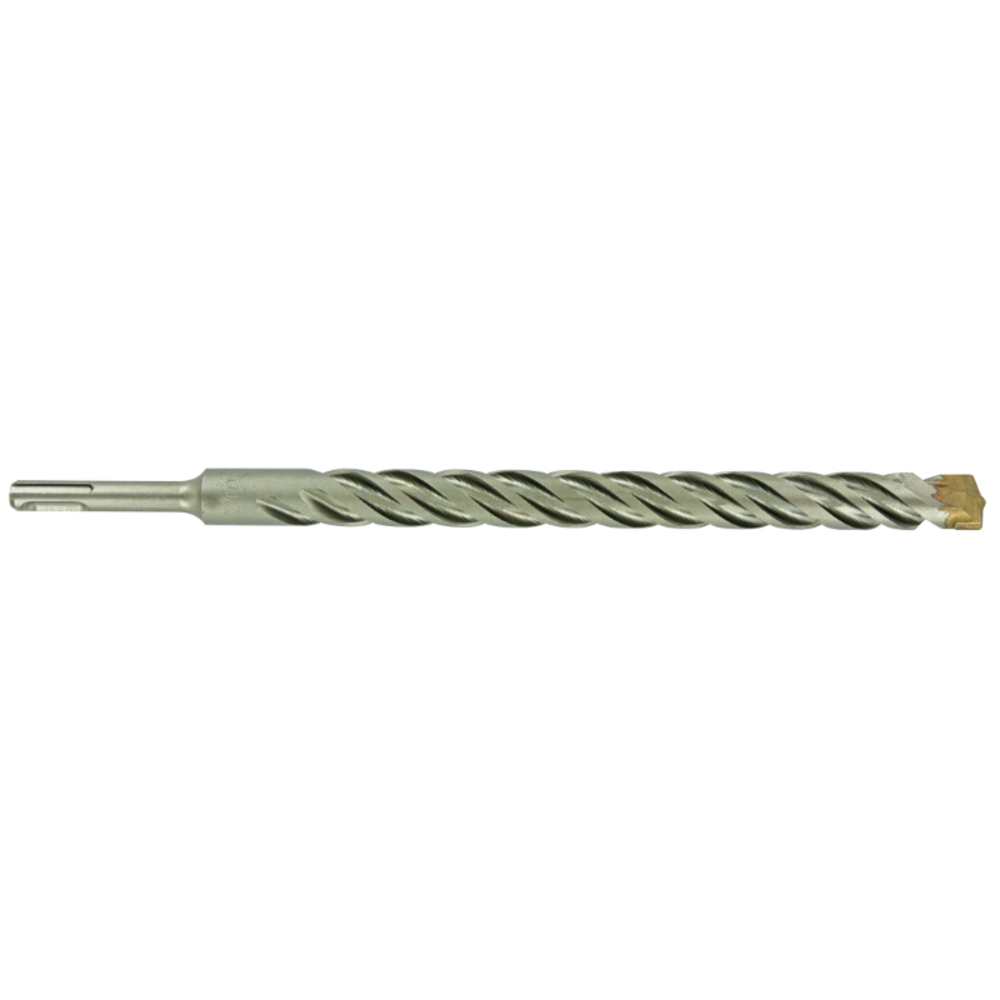 Foret bétons 2 taillants SPEEDER2 -L260mm -Pointe de centrage -Quadruple goujures -SDS+ / L: 300 Ø: 25 TIVOLY - 10931332500
