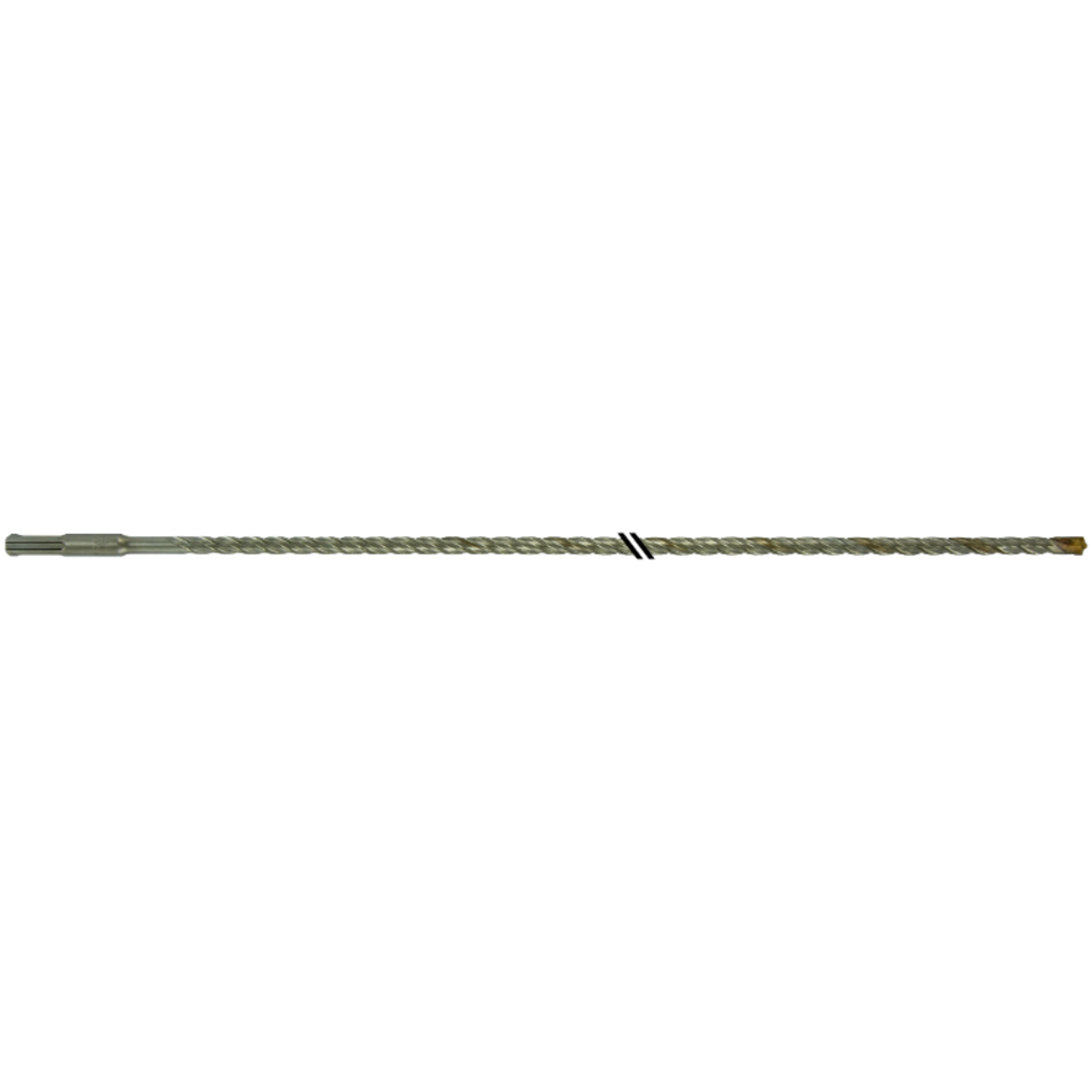 Foret bétons 2 taillants SPEEDER2 -L460mm -Pointe de centrage -Quadruple goujures -SDS+ / L: 460 Ø: 8 TIVOLY - 10931430800
