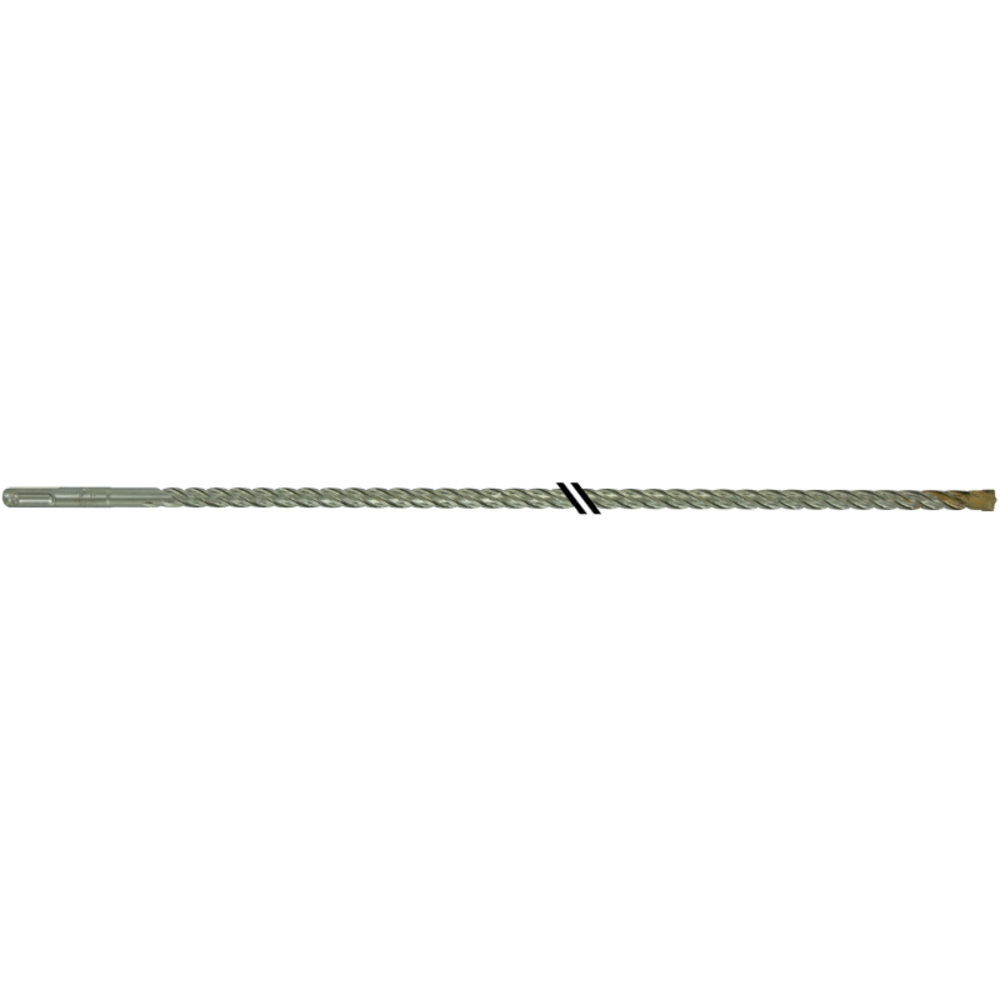 Foret bétons 2 taillants SPEEDER2 -L460mm -Pointe de centrage -Quadruple goujures -SDS+ / L: 460 Ø: 12 TIVOLY - 10931431200