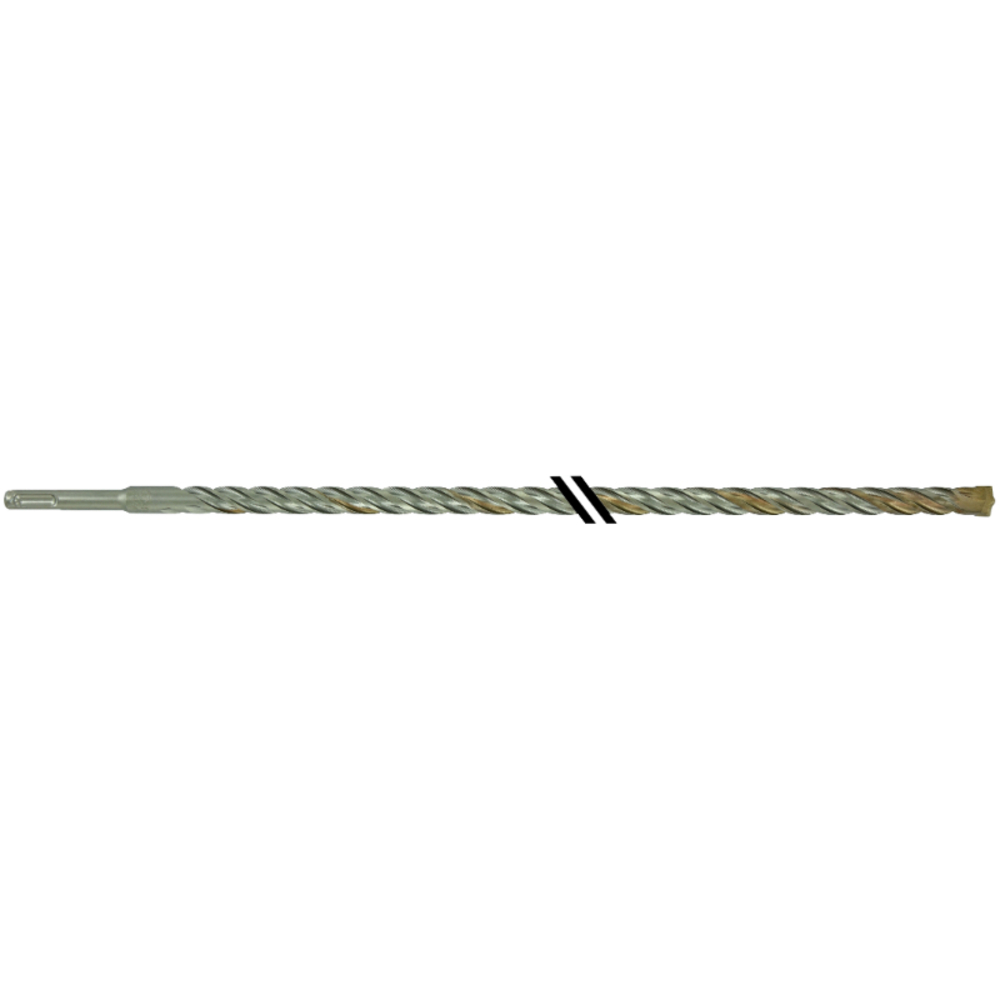 Foret bétons 2 taillants SPEEDER2 -L460mm -Pointe de centrage -Quadruple goujures -SDS+ / L: 460 Ø: 14 TIVOLY - 10931431400