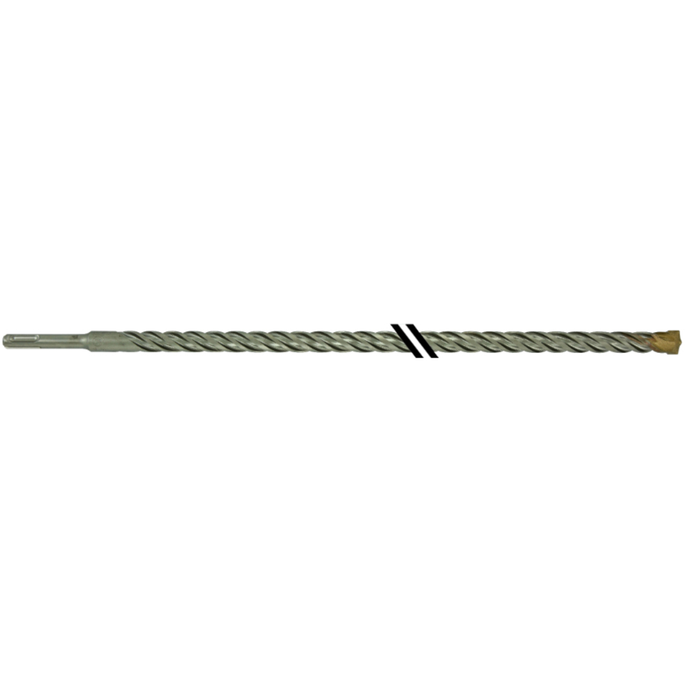 Foret bétons 2 taillants SPEEDER2 -L460mm -Pointe de centrage -Quadruple goujures -SDS+ / L: 450 Ø: 16 TIVOLY - 10931431600