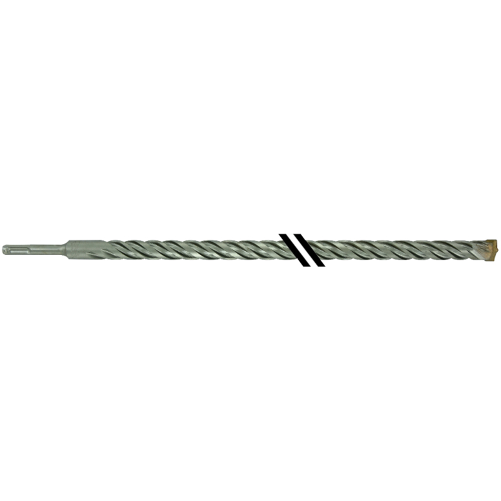 Foret bétons 2 taillants SPEEDER2 -L460mm -Pointe de centrage -Quadruple goujures -SDS+ / L: 450 Ø: 20 TIVOLY - 10931432000